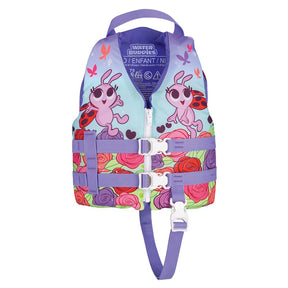 Full Throttle Water Buddies Life Vest  Child 3050lbs  Ladybug