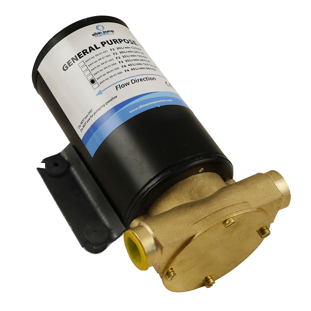 Albin Group Marine General Purpose Pump FIP F4 12 GPM  12V
