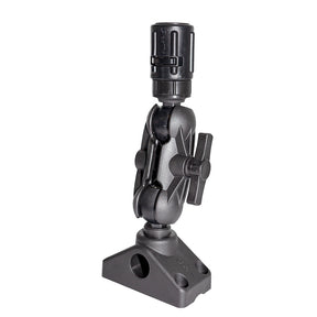 Scotty 162 15 Ball Mount wGear Head Post  241 Side Deck Mount