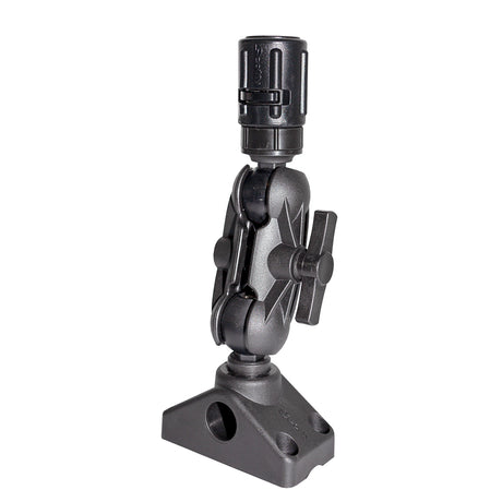 Scotty 162 15 Ball Mount wGear Head Post  241 Side Deck Mount