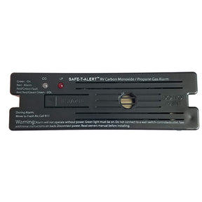 SafeTAlert Combo Carbon Monoxide Propane Alarm Surface Mount  Black