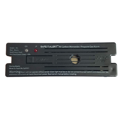 SafeTAlert Combo Carbon Monoxide Propane Alarm Surface Mount  Black