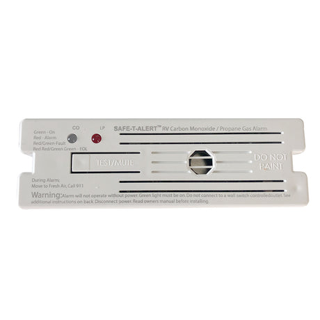 SafeTAlert Combo Carbon Monoxide Propane Alarm Surface Mount  White
