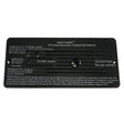 SafeTAlert Combo Carbon Monoxide Propane Alarms Flush Mount  Black