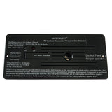 SafeTAlert Combo Carbon Monoxide Propane Alarms Flush Mount  Black