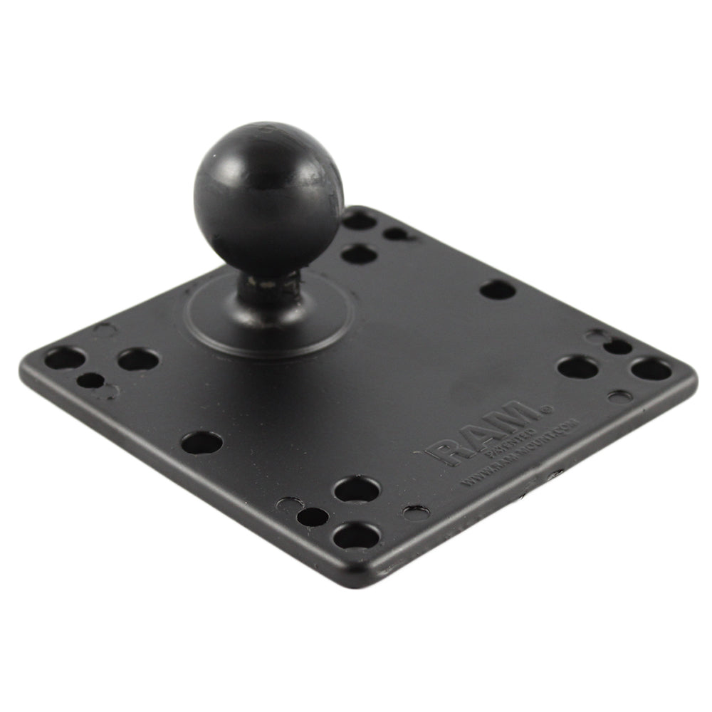 RAM Mount 475 Square Base wVESA 4 x 75mm 4 x 100mm Hole Patterns  15 Ball