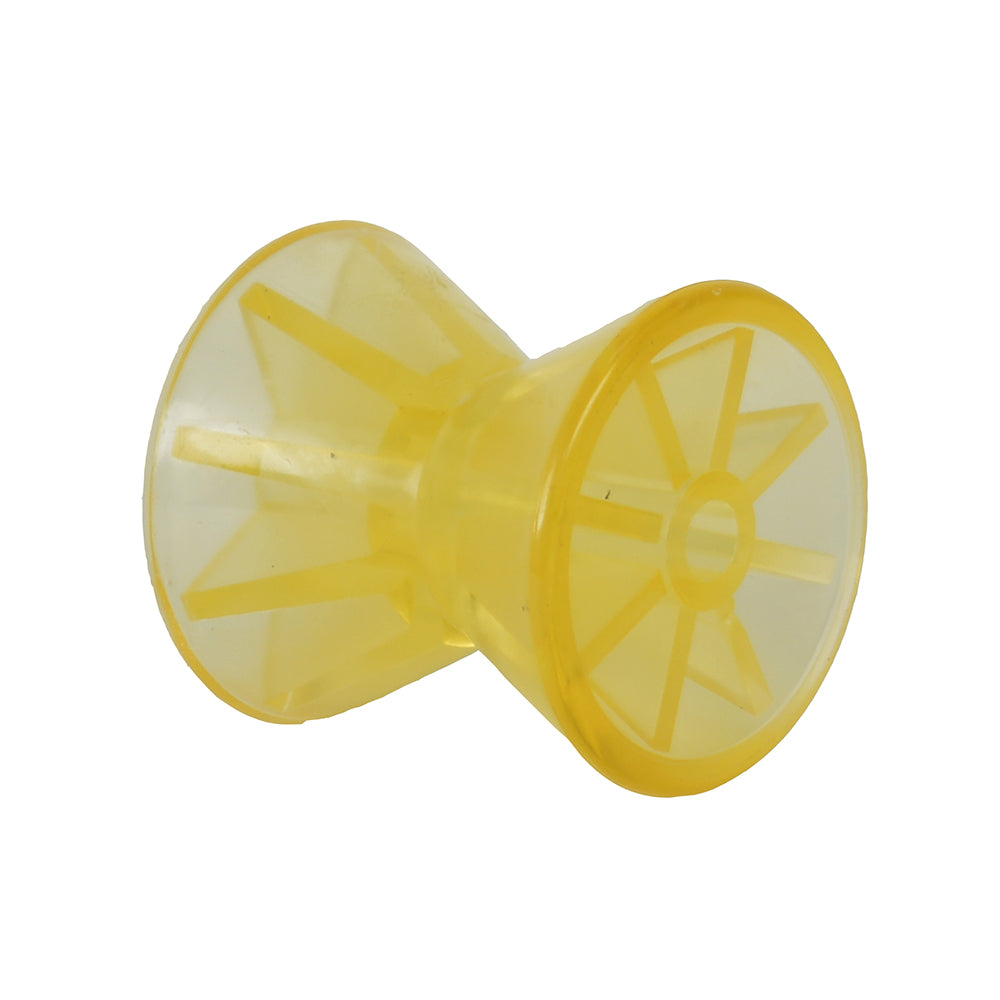 CE Smith Bow Roller  Yellow PVC  4 x 12 ID