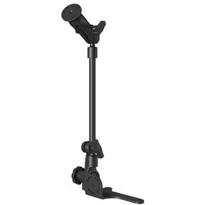 RAM Mount Universal NoDrill RAM POD HDVehicle Mount wDouble Socket Arm  25 Round Base AMPs Hole Pattern