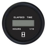 Faria Euro Black 2 Digital Hourmeter Gauge