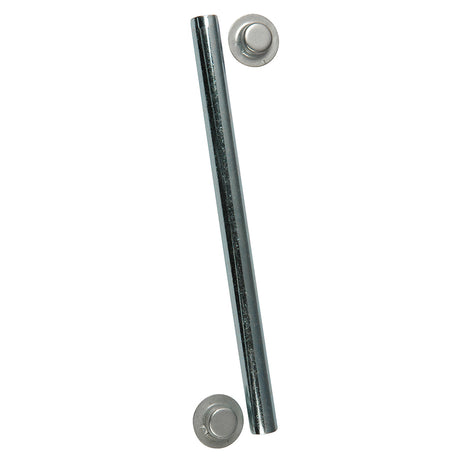 CE Smith Package Roller Shaft 12 x 614 wCap Nuts  Zinc