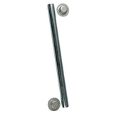 CE Smith Package Roller Shaft 12 x 1234 wCap Nuts  Zinc