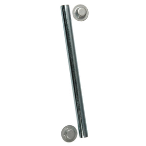CE Smith Package Roller Shaft 12 x 1234 wCap Nuts  Zinc