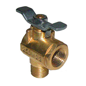 GROCO 12 NPT 90 Bronze Fuel Valve
