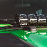RIGID Industries 2018 Jeep Wrangler JL Adapt Hood Mount f20 Adapt Lightbar