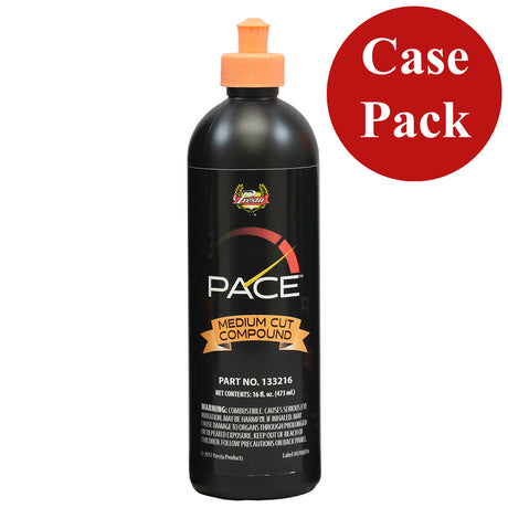 Presta PACE Medium Cut Compound  16oz  Case of 6
