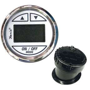 Faria Chesapeake White SS 2 Depth Sounder wInHull Transducer