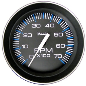 Faria Coral 4 Tachometer 7000 RPM All Outboard