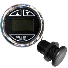 Faria Chesapeake Black 2 Depth Sounder wThruHull Transducer
