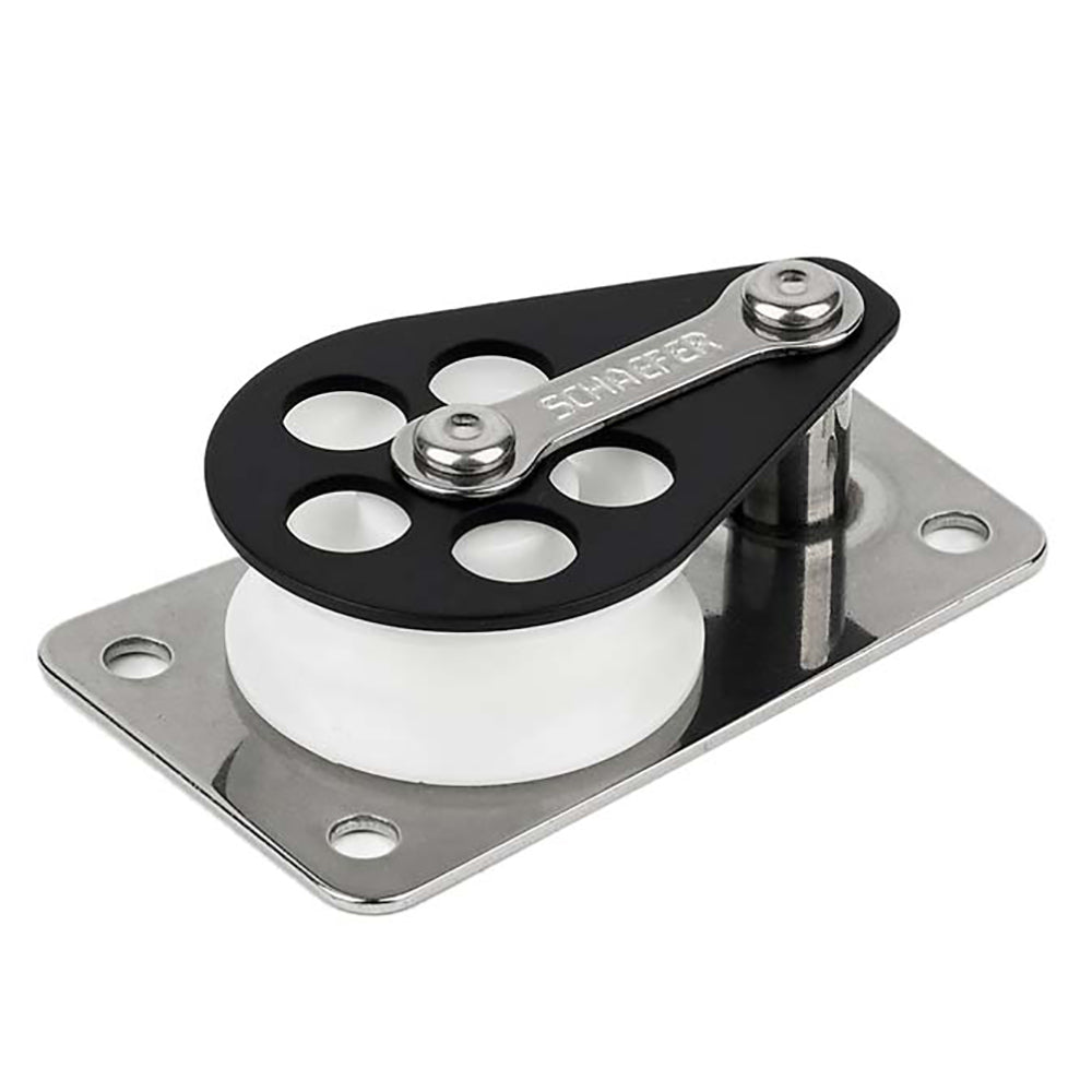 Schaefer Series 3 Flat BaseAlum CheekDelrin Sheave