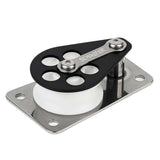 Schaefer Series 3 Flat BaseAlum CheekDelrin Sheave