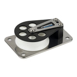 Schaefer Series 7 Flat BaseAluminum CheekDelrin Sheave