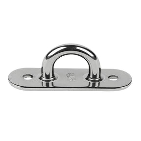 Schaefer Stainless Steel Welded Pad Eye  3L x 1W