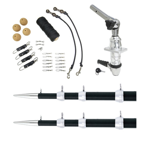 Tigress XD Top Mount System  18 Carbon Fiber BlackSilver Ultimate Rigging Kit