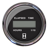 Faria Chesapeake Black 2 Hourmeter Digital