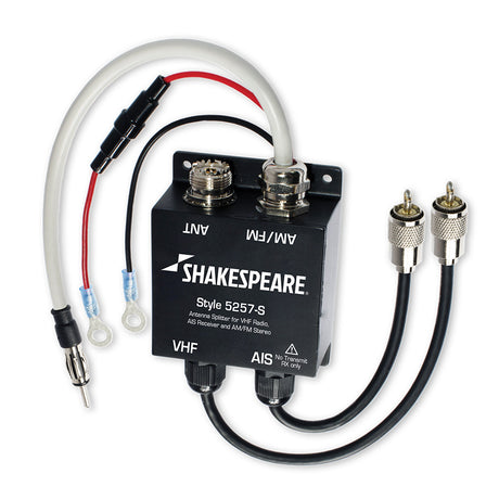 Shakespeare 5257S Antenna Splitter fVHF Radio AIS Receiver  AMFM Stereo
