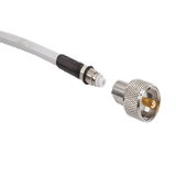 Shakespeare PL259ER ScrewOn PL259 Connector fCable wEasy Route FME MiniEnd
