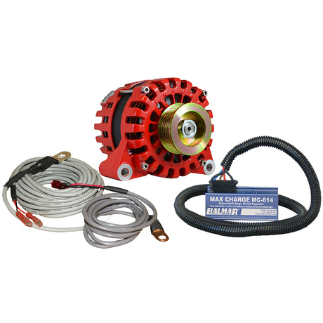 Balmar Alternator Vortec K6 Serpentine Pulley Regulator  Temp Sensor  170A  12V