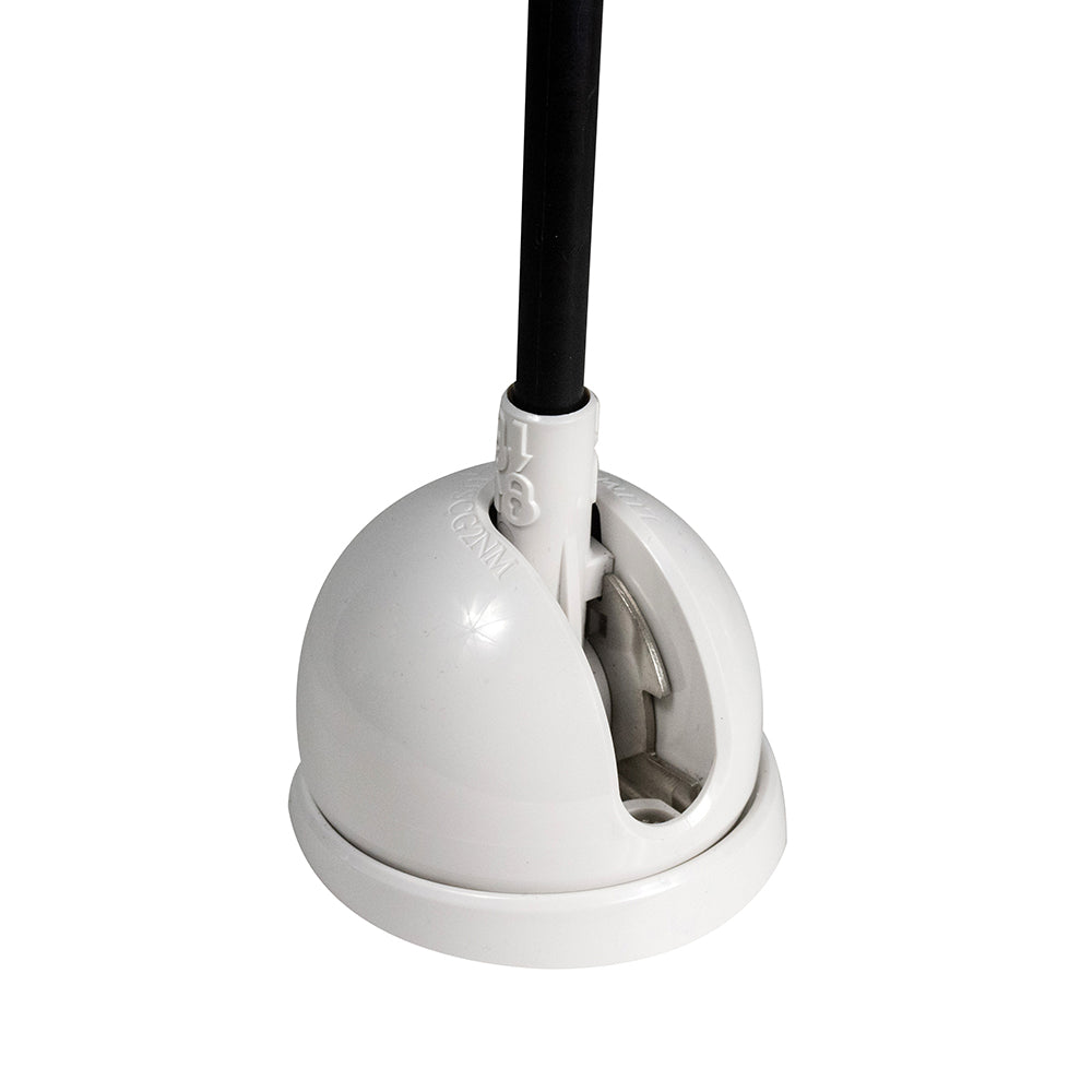 Lumitec Contour Anchor Light  12  Black Shaft White Base