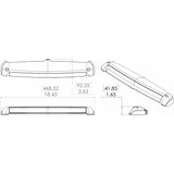 Lumitec Razor 18 Light Bar Flood  White