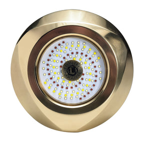 Lumitec SeaBlaze Typhoon Underwater Bronze ThruHull LED Light  WhiteBlue