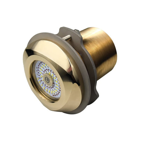 Lumitec SeaBlaze Typhoon Underwater Bronze ThruHull LED Light  RGBW Spectrum
