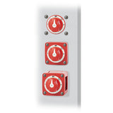 Blue Sea 6008 MSeries Battery Switch 3 Position  Red