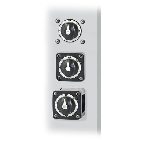 Blue Sea 6008200 mSeries Selector 3 Position Battery Switch  Black