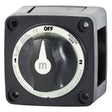 Blue Sea 6008200 mSeries Selector 3 Position Battery Switch  Black