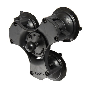 RAM Mount TwistLock Triple Suction Cup Ball Base
