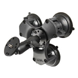 RAM Mount TwistLock Triple Suction Mount w1420 Stud