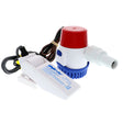 Rule 500 GPH Standard Bilge Pump Kit wFloat Switch  12V