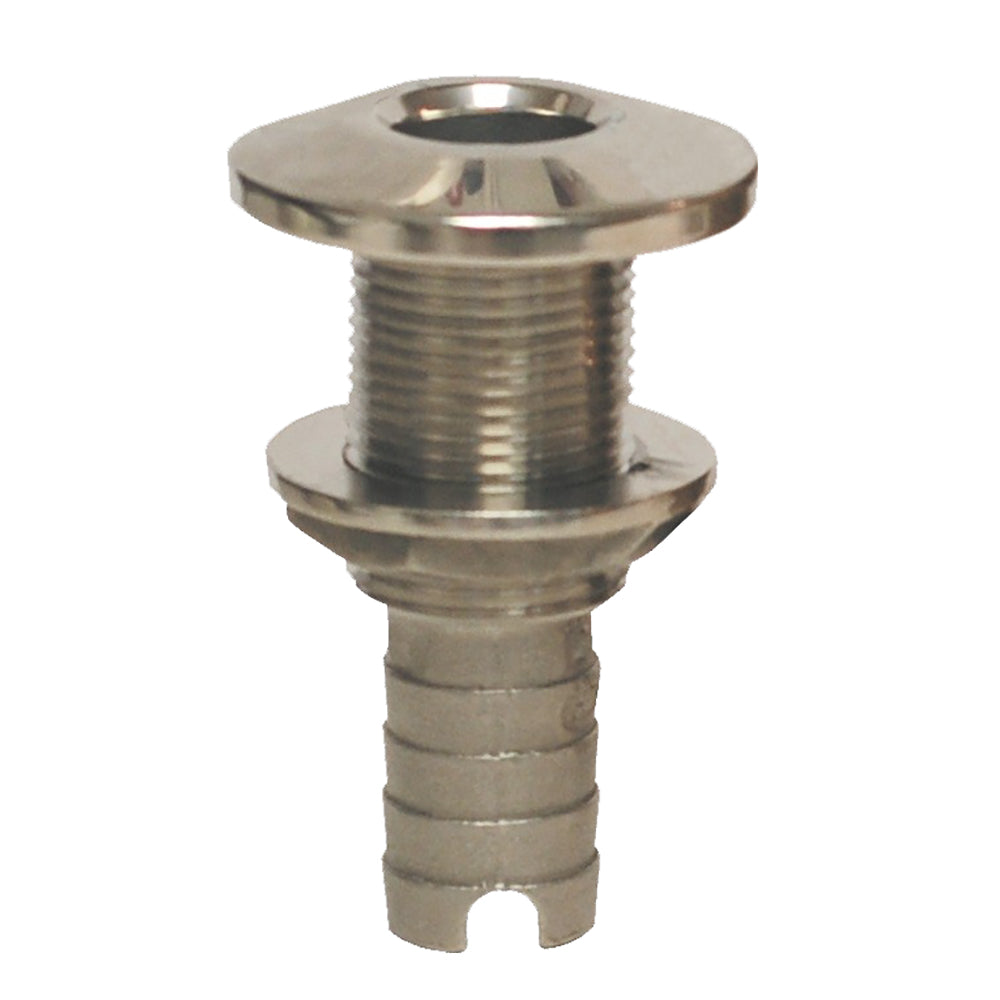 GROCO Stainless Steel Hose Barb ThruHull Fitting  34