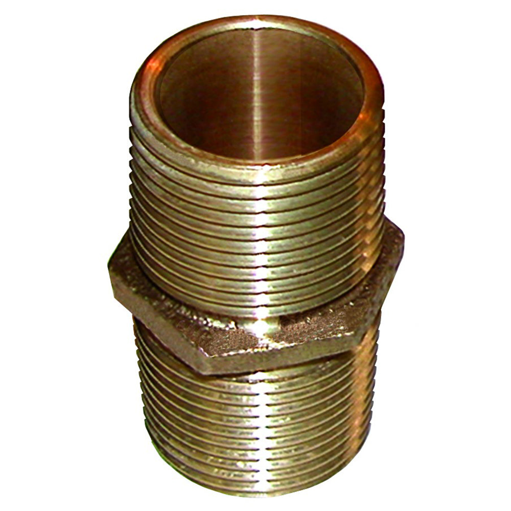 GROCO Bronze Pipe Nipple  3 NPT