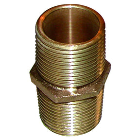 GROCO Bronze Pipe Nipple  3 NPT