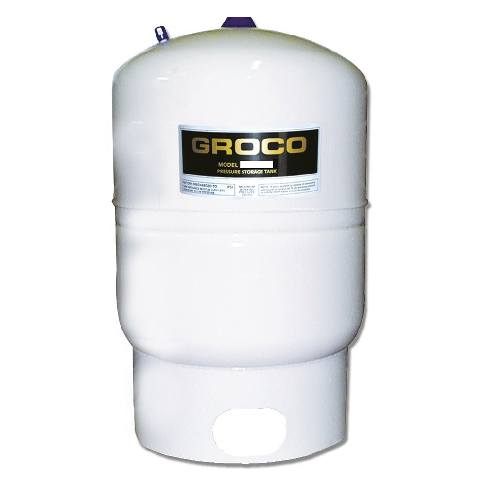 GROCO Pressure Storage Tank  32 Gallon Drawdown