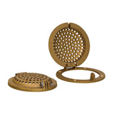 GROCO Bronze Round Hull Strainer wAccess Door fUp To 4 ThruHull