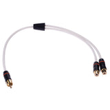 Fusion Performance RCA Cable Splitter  1 Male to 2 Female  9