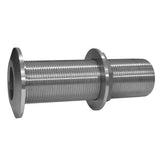 GROCO 34 Stainless Steel Extra Long ThruHull Fitting wNut
