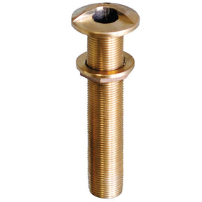 GROCO 34 Bronze Extra Long High Speed ThruHull Fitting wNut