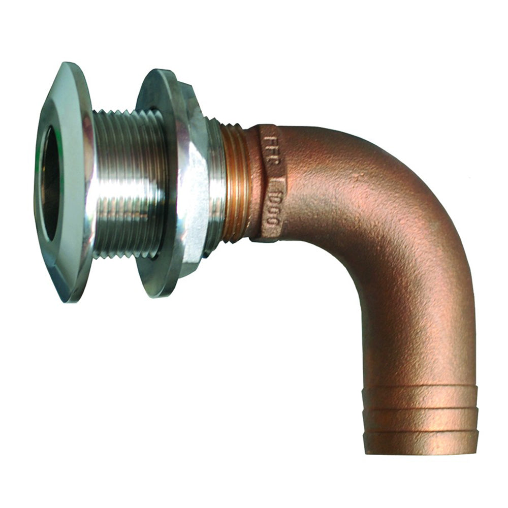 GROCO 112 90 Degree Hose ThruHull Fitting